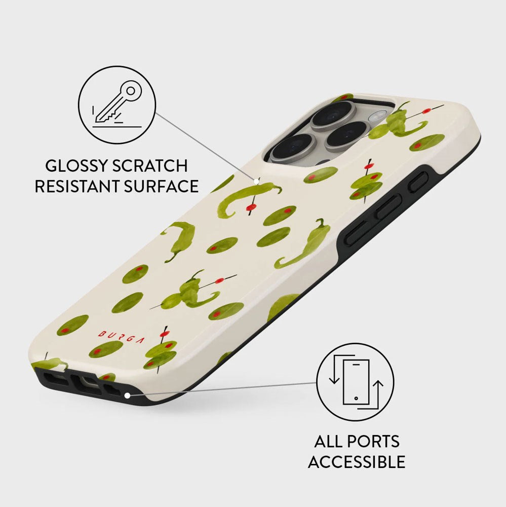 iPhone 16 Pro Burga Tough Fashion Case - MagSafe Kompatibel - Aperitivo