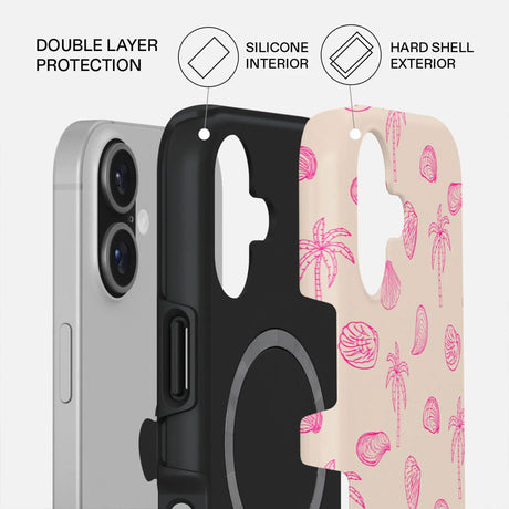 Burga iPhone 17 Tough Fashion Case - MagSafe Kompatibel - Beach Please