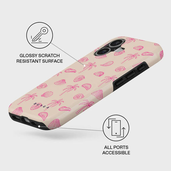 Burga iPhone 17 Tough Fashion Case - MagSafe Kompatibel - Beach Please