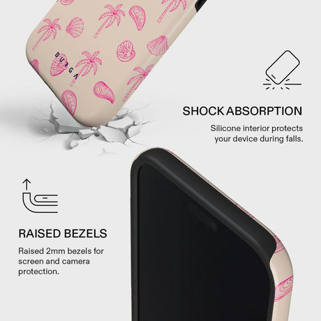 Burga iPhone Air Tough Fashion Case - MagSafe Kompatibel - Beach Please