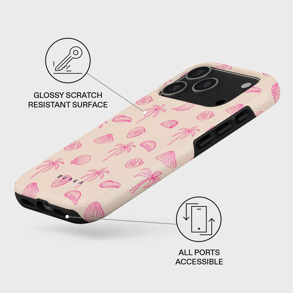 Burga iPhone 17 Pro Tough Fashion Case - MagSafe Kompatibel - Beach Please