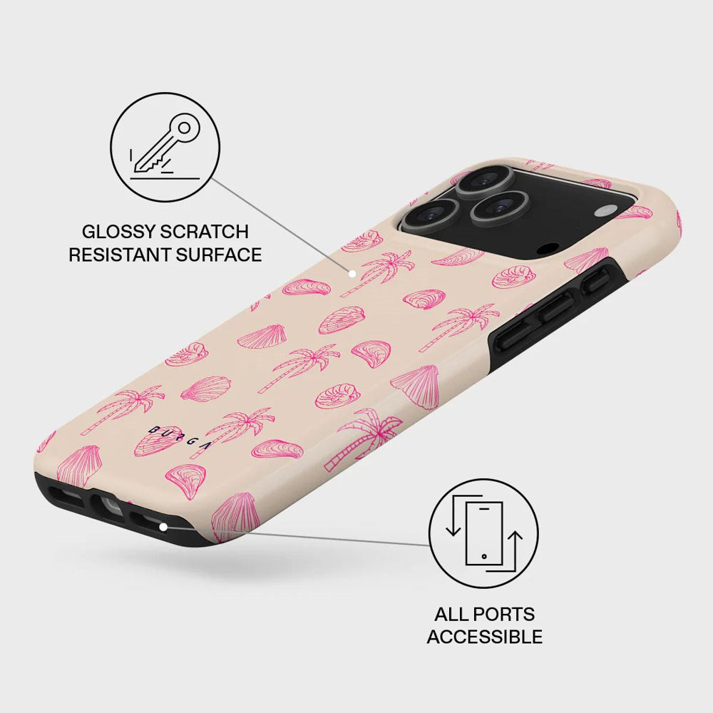 Burga iPhone 17 Pro Max Tough Fashion Case - MagSafe Kompatibel - Beach Please