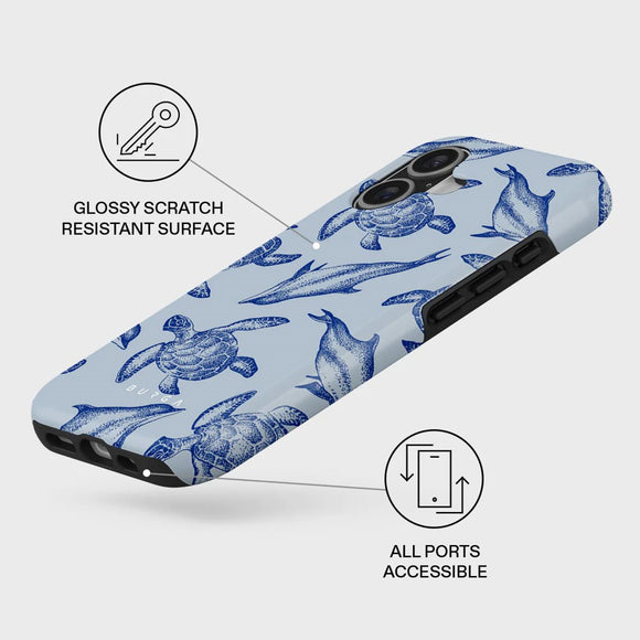 Burga iPhone 17 Tough Fashion Case - MagSafe Kompatibel - Aquatic Dance