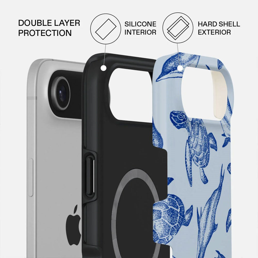 Burga iPhone Air Tough Fashion Case - MagSafe Kompatibel - Aquatic Dance