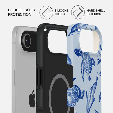 Burga iPhone Air Tough Fashion Case - MagSafe Kompatibel - Aquatic Dance