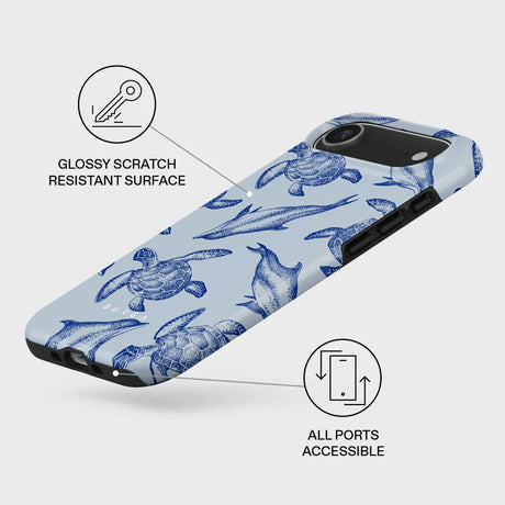 Burga iPhone Air Tough Fashion Case - MagSafe Kompatibel - Aquatic Dance