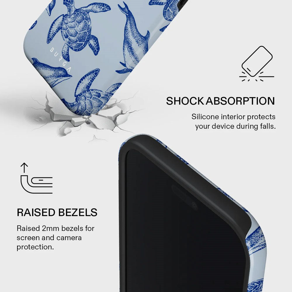 Burga iPhone Air Tough Fashion Case - MagSafe Kompatibel - Aquatic Dance
