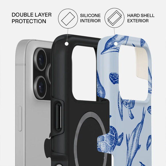 Burga iPhone 17 Pro Tough Fashion Case - MagSafe Kompatibel - Aquatic Dance