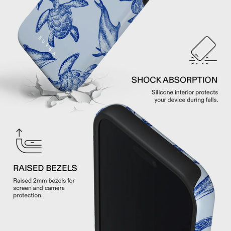 Burga iPhone 17 Pro Tough Fashion Case - MagSafe Kompatibel - Aquatic Dance