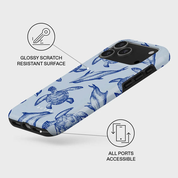 Burga iPhone 17 Pro Max Tough Fashion Case - MagSafe Kompatibel - Aquatic Dance