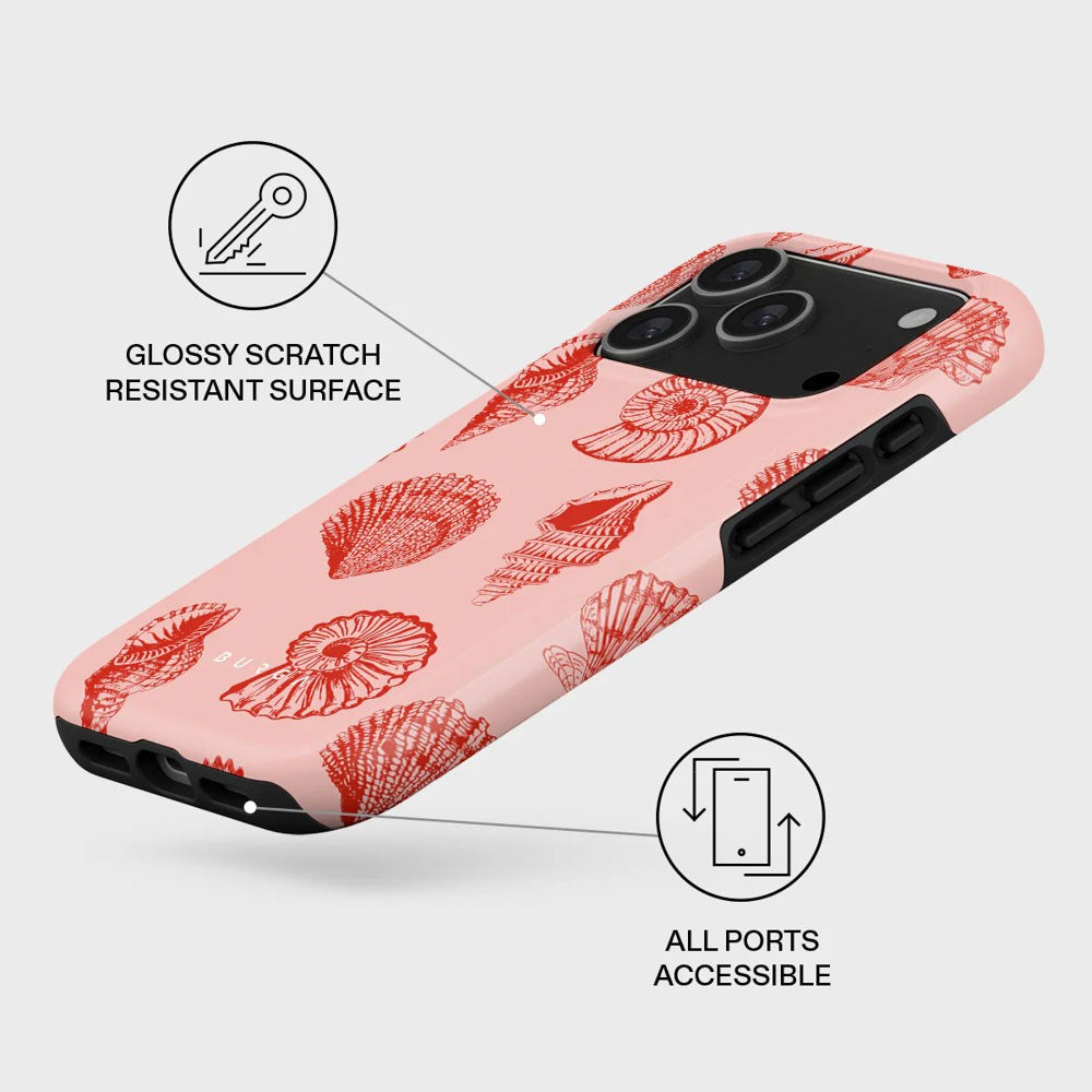 Burga iPhone 17 Pro Tough Fashion Case - MagSafe Kompatibel - Coastal Treasure