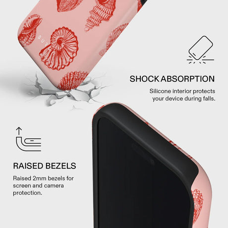 Burga iPhone 17 Pro Tough Fashion Case - MagSafe Kompatibel - Coastal Treasure