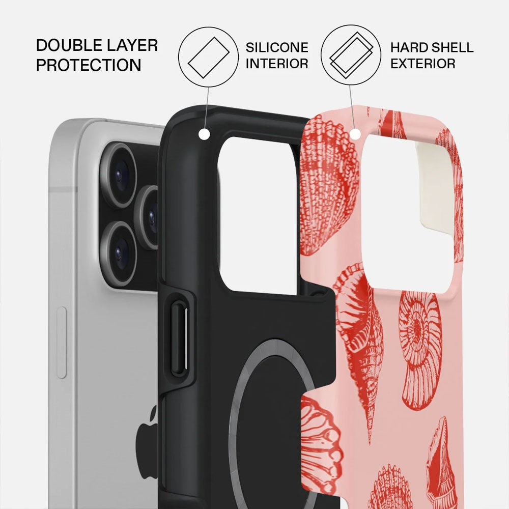 Burga iPhone 17 Pro Max Tough Fashion Case - MagSafe Kompatibel - Coastal Treasure