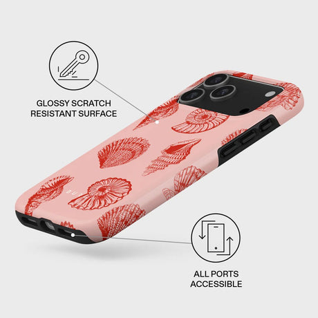 Burga iPhone 17 Pro Max Tough Fashion Case - MagSafe Kompatibel - Coastal Treasure