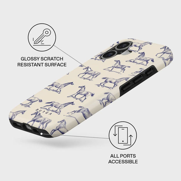 Burga iPhone 17 Tough Fashion Case - MagSafe Kompatibel - Derby Race