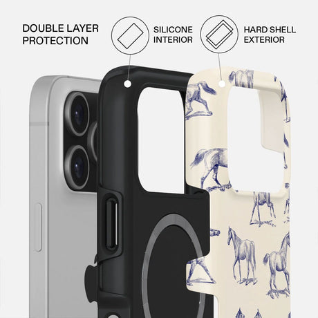 Burga iPhone 17 Pro Tough Fashion Case - MagSafe Kompatibel - Derby Race