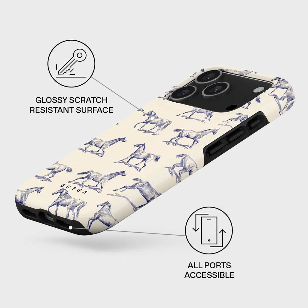 Burga iPhone 17 Pro Tough Fashion Case - MagSafe Kompatibel - Derby Race