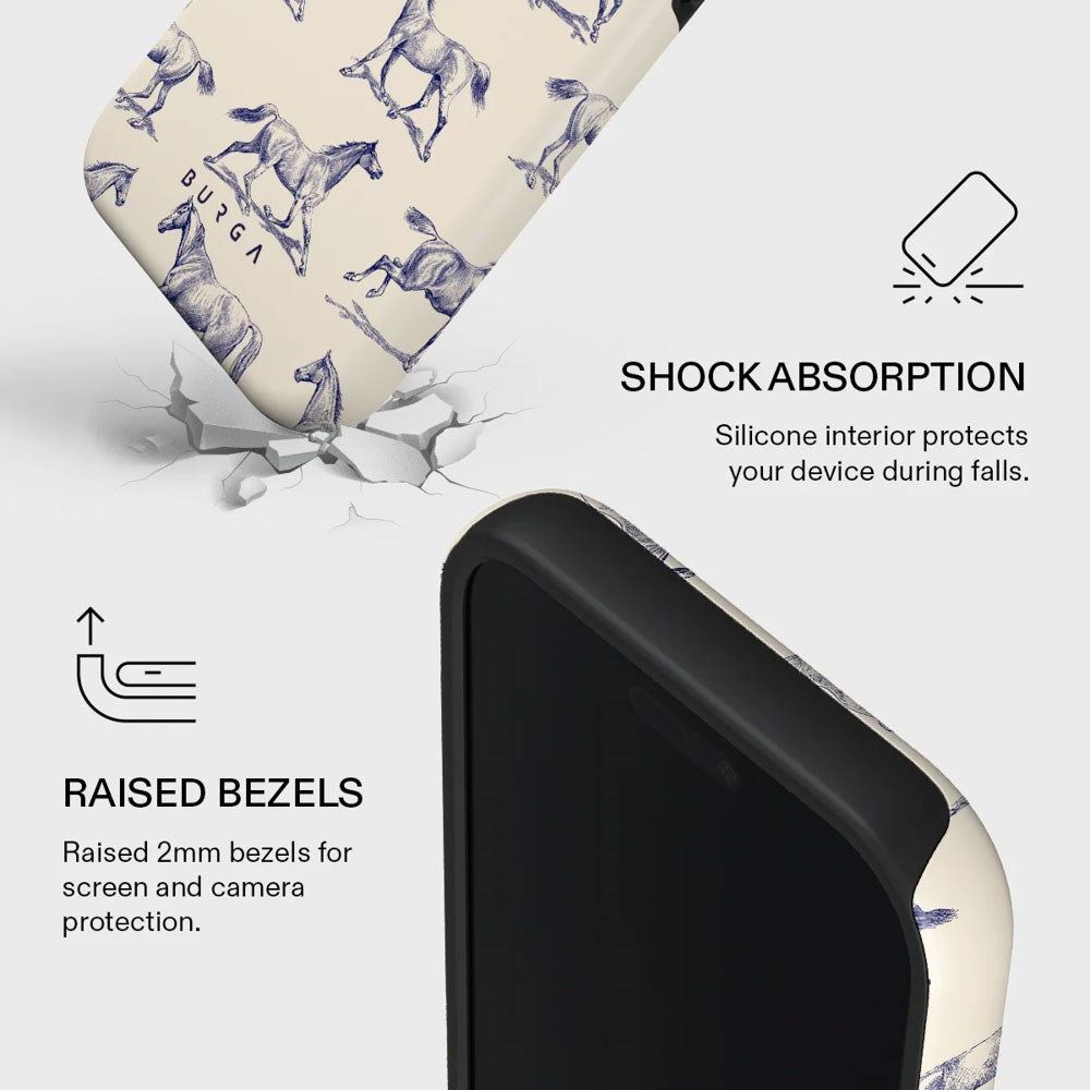 Burga iPhone 17 Pro Tough Fashion Case - MagSafe Kompatibel - Derby Race