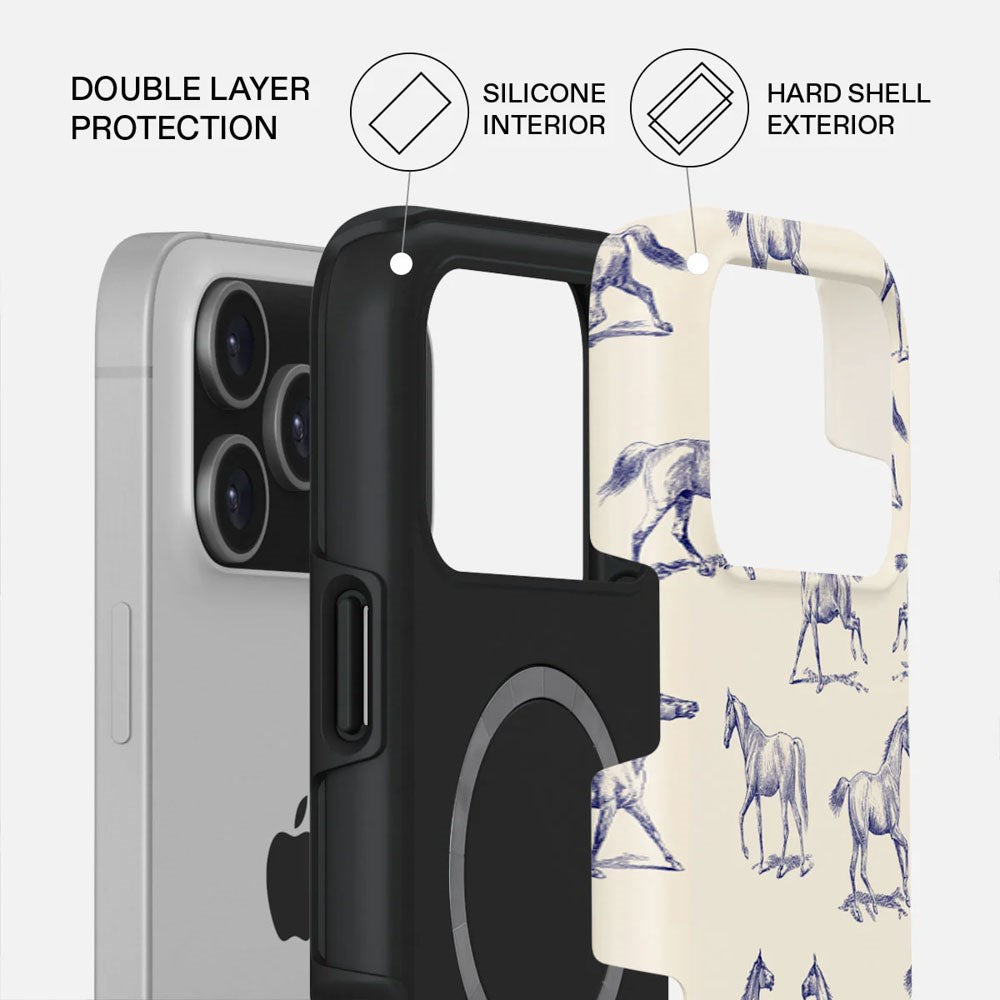Burga iPhone 17 Pro Max Tough Fashion Case - MagSafe Kompatibel - Derby Race