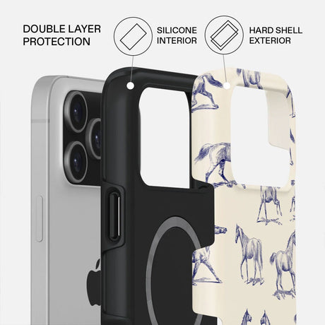 Burga iPhone 17 Pro Max Tough Fashion Case - MagSafe Kompatibel - Derby Race