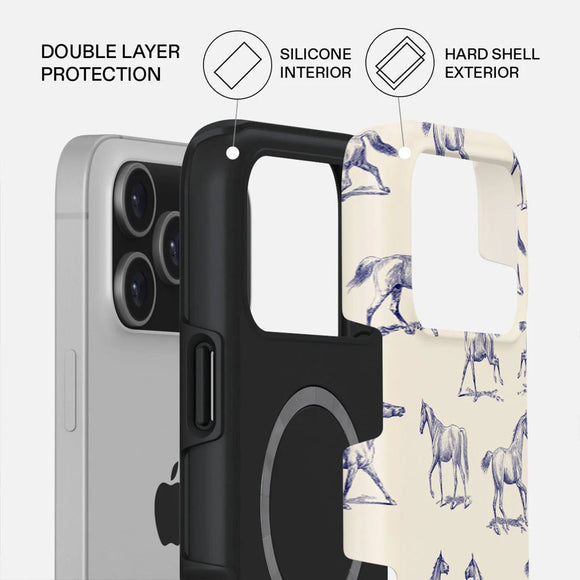Burga iPhone 17 Pro Max Tough Fashion Case - MagSafe Kompatibel - Derby Race