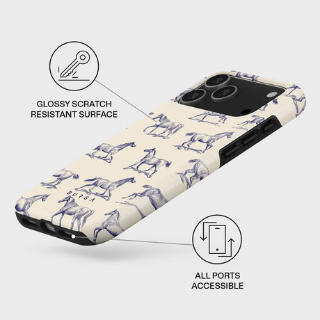 Burga iPhone 17 Pro Max Tough Fashion Case - MagSafe Kompatibel - Derby Race