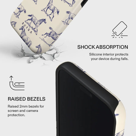 Burga iPhone 17 Pro Max Tough Fashion Case - MagSafe Kompatibel - Derby Race