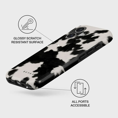 Burga iPhone 17 Tough Fashion Case - MagSafe Kompatibel - Achromatic