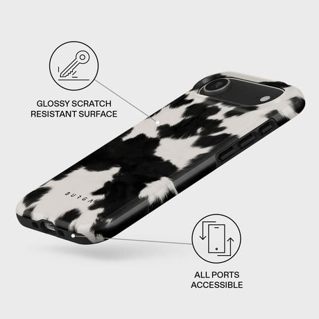 Burga iPhone Air Tough Fashion Case - MagSafe Kompatibel - Achromatic