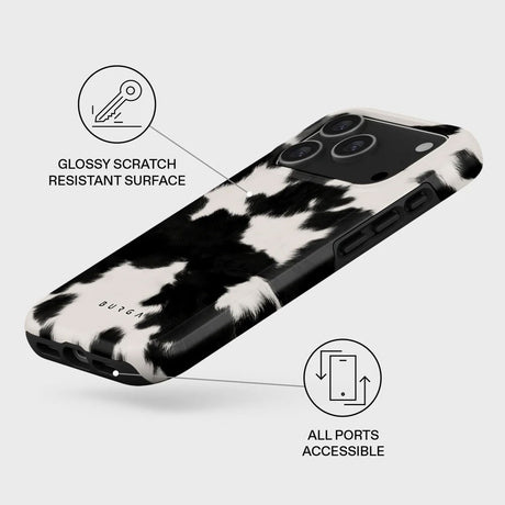 Burga iPhone 17 Pro Tough Fashion Case - MagSafe Kompatibel - Achromatic