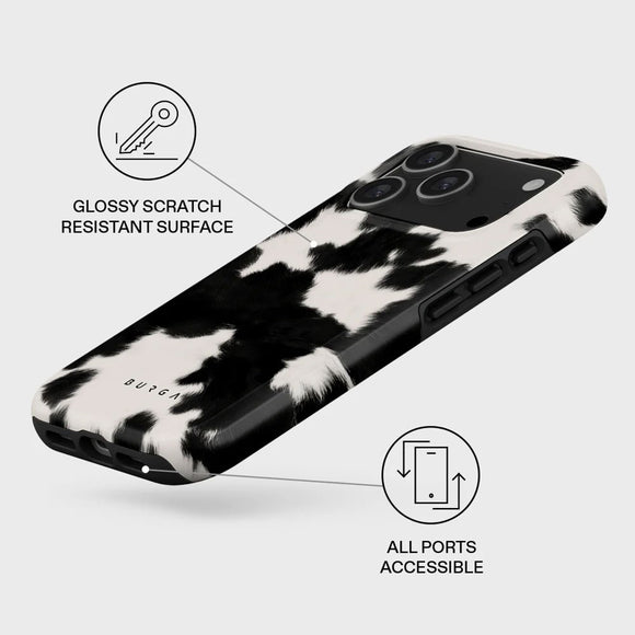 Burga iPhone 17 Pro Tough Fashion Case - MagSafe Kompatibel - Achromatic