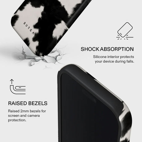 Burga iPhone 17 Pro Tough Fashion Case - MagSafe Kompatibel - Achromatic