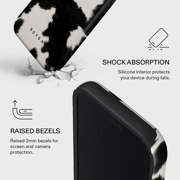 Burga iPhone 17 Pro Tough Fashion Case - MagSafe Kompatibel - Achromatic