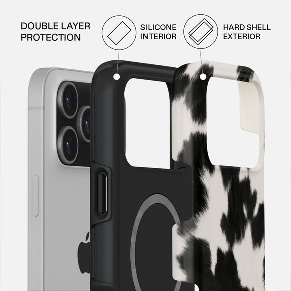 Burga iPhone 17 Pro Max Tough Fashion Case - MagSafe Kompatibel - Achromatic