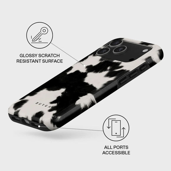 Burga iPhone 17 Pro Max Tough Fashion Case - MagSafe Kompatibel - Achromatic