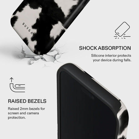 Burga iPhone 17 Pro Max Tough Fashion Case - MagSafe Kompatibel - Achromatic