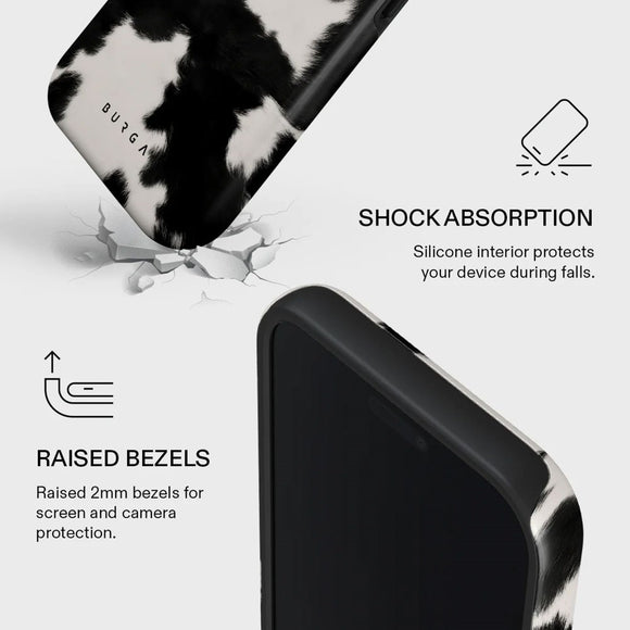 Burga iPhone 17 Pro Max Tough Fashion Case - MagSafe Kompatibel - Achromatic