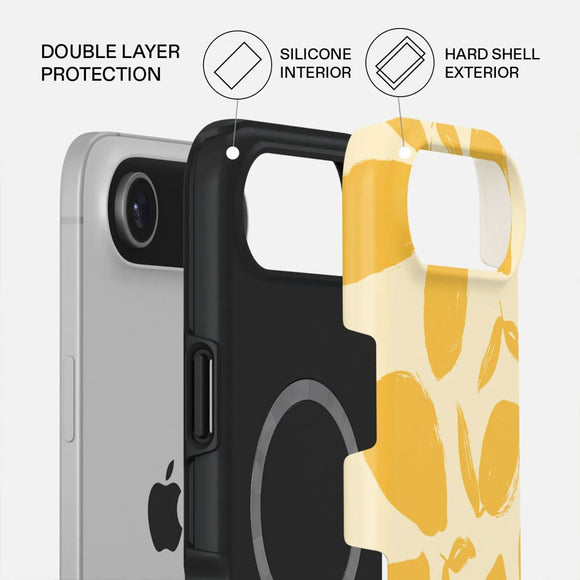 Burga iPhone Air Tough Fashion Case - MagSafe Kompatibel - Lemon Tart