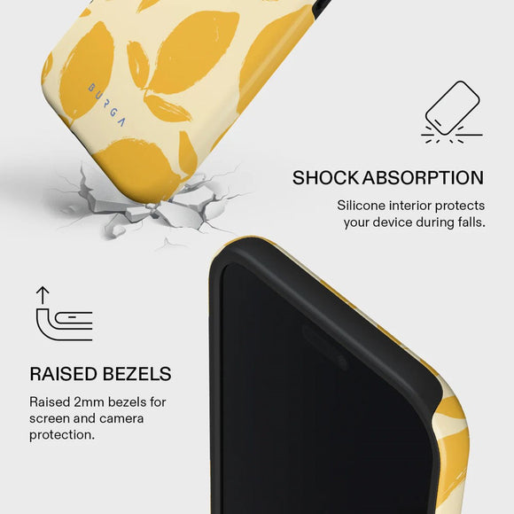 Burga iPhone Air Tough Fashion Case - MagSafe Kompatibel - Lemon Tart