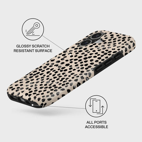 Burga iPhone 17 Tough Fashion Case - MagSafe Kompatibel - Almond Latte