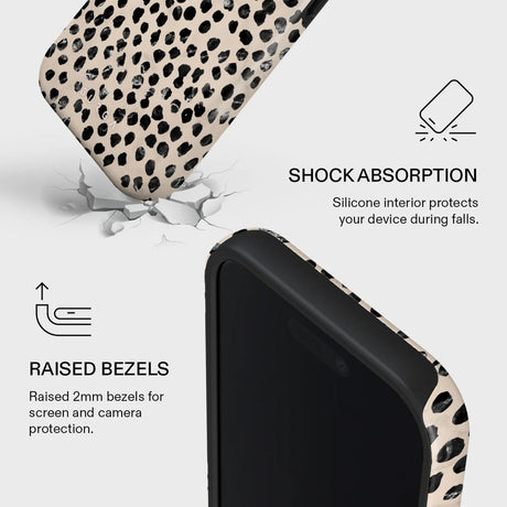 Burga iPhone 17 Tough Fashion Case - MagSafe Kompatibel - Almond Latte