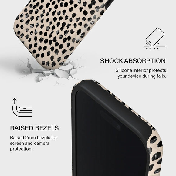 Burga iPhone 17 Tough Fashion Case - MagSafe Kompatibel - Almond Latte