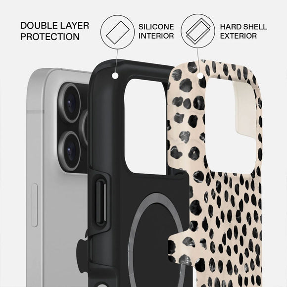 Burga iPhone 17 Pro Tough Fashion Case - MagSafe Kompatibel - Almond Latte
