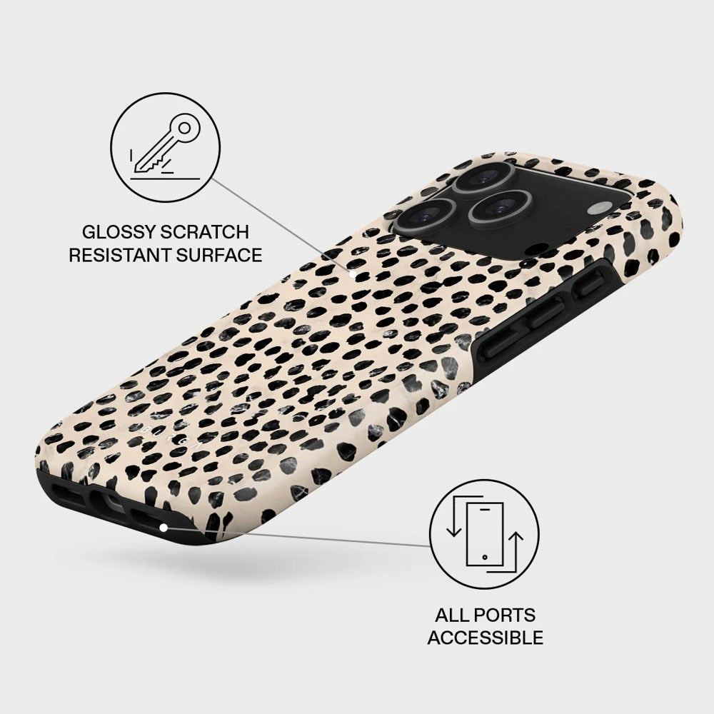 Burga iPhone 17 Pro Tough Fashion Case - MagSafe Kompatibel - Almond Latte