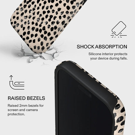 Burga iPhone 17 Pro Tough Fashion Case - MagSafe Kompatibel - Almond Latte