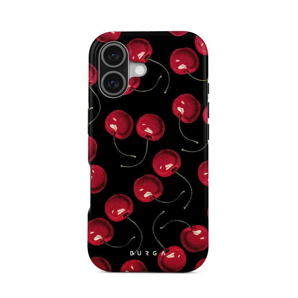 Burga iPhone 17 Tough Fashion Case - MagSafe Kompatibel - Cherrybomb