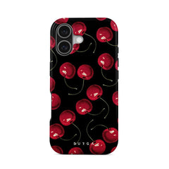 Burga iPhone 17 Tough Fashion Case - MagSafe Kompatibel - Cherrybomb