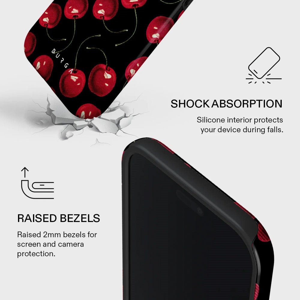 Burga iPhone Air Tough Fashion Case - MagSafe Kompatibel - Cherrybomb