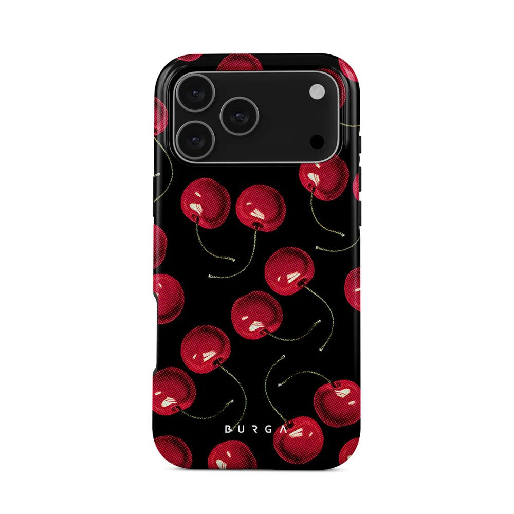 Burga iPhone 17 Pro Max Tough Fashion Case - MagSafe Kompatibel - Cherrybomb