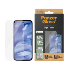 Google Pixel 9a PanzerGlass Ultra Wide Fit Skærmbeskyttelse - Gennemsigtig